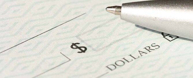 writing a cheque