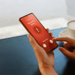 Phone call indicating a scam alert.